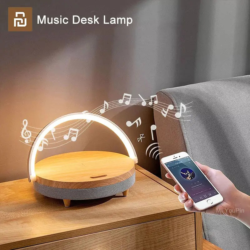 Wireless Charging Music Desk Lamp
